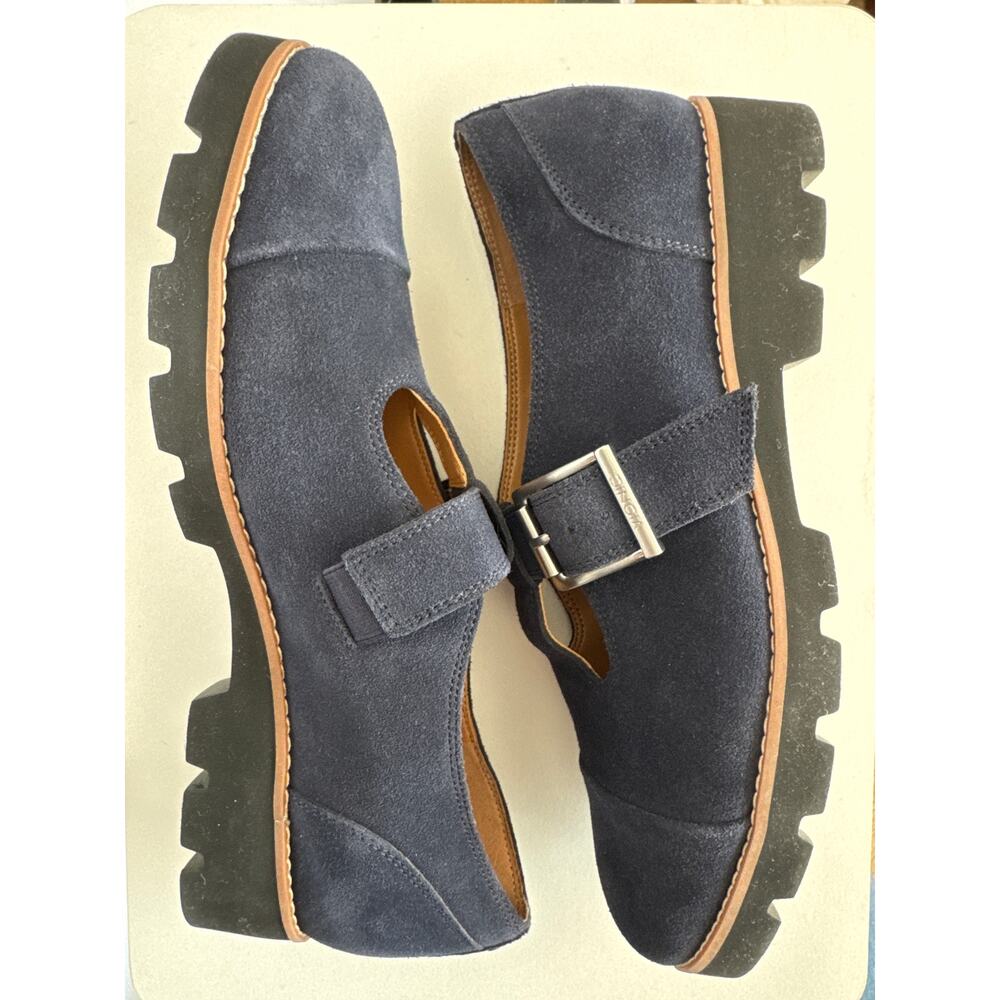 Vionic Cameron Navy Suede Mary Jane Loafers 2024 Size 9 - Picture 15 of 16